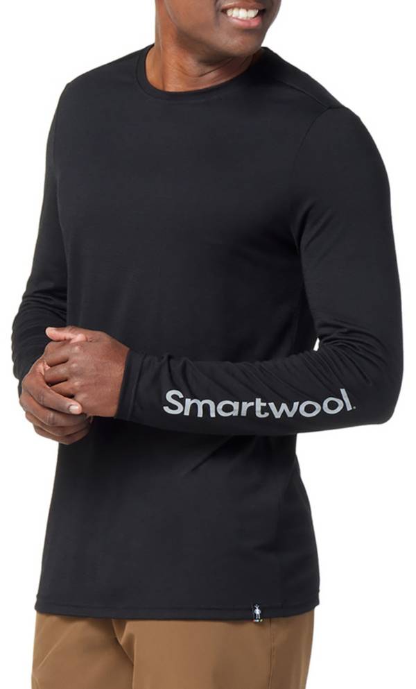 Smartwool Men's Merino Sport 150 Long Sleeve Smartwool Logo Graphic T-Shirt product image