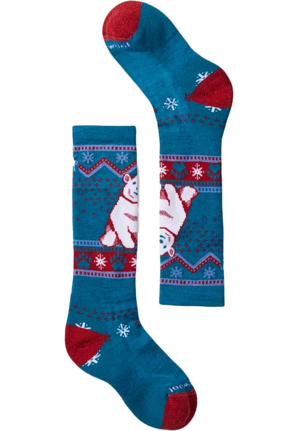 Smartwool Kids' Wintersport Full Cushion Polar Bear Pattern Over The Calf Socks product image