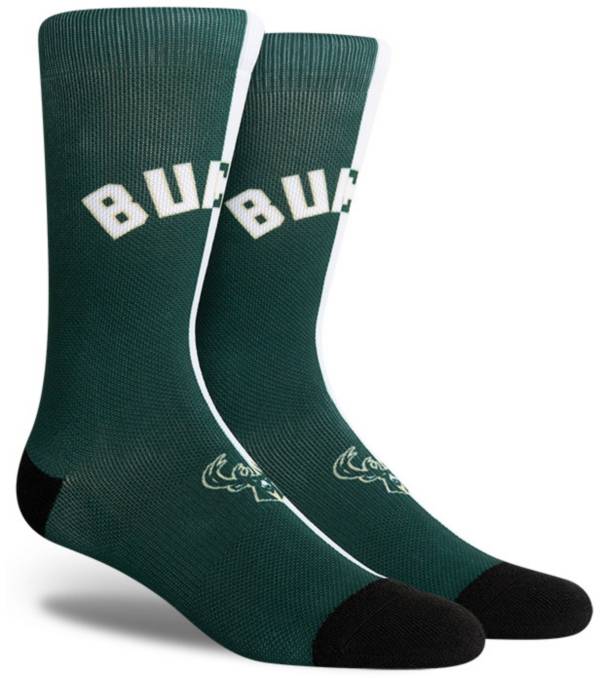 PKWY Milwaukee Bucks Split Crew Socks