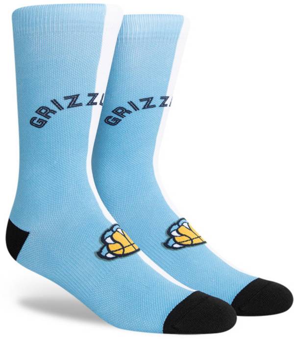 PKWY Memphis Grizzlies Split Crew Socks