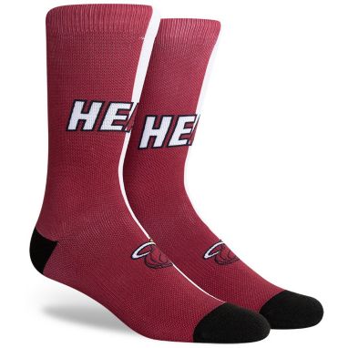sorry, PKWY Miami Heat Split Crew Socks is currently out of stock