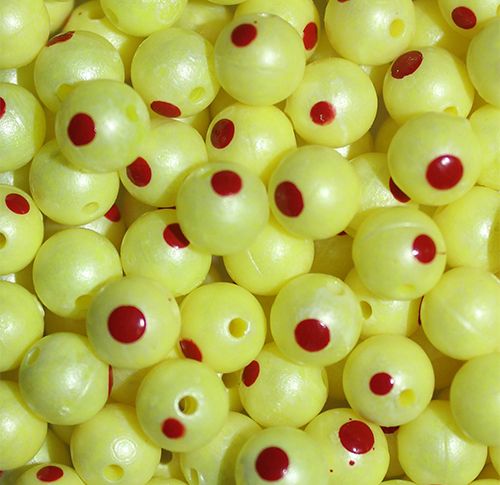 TroutBeads Blood Dot Eggs Beads