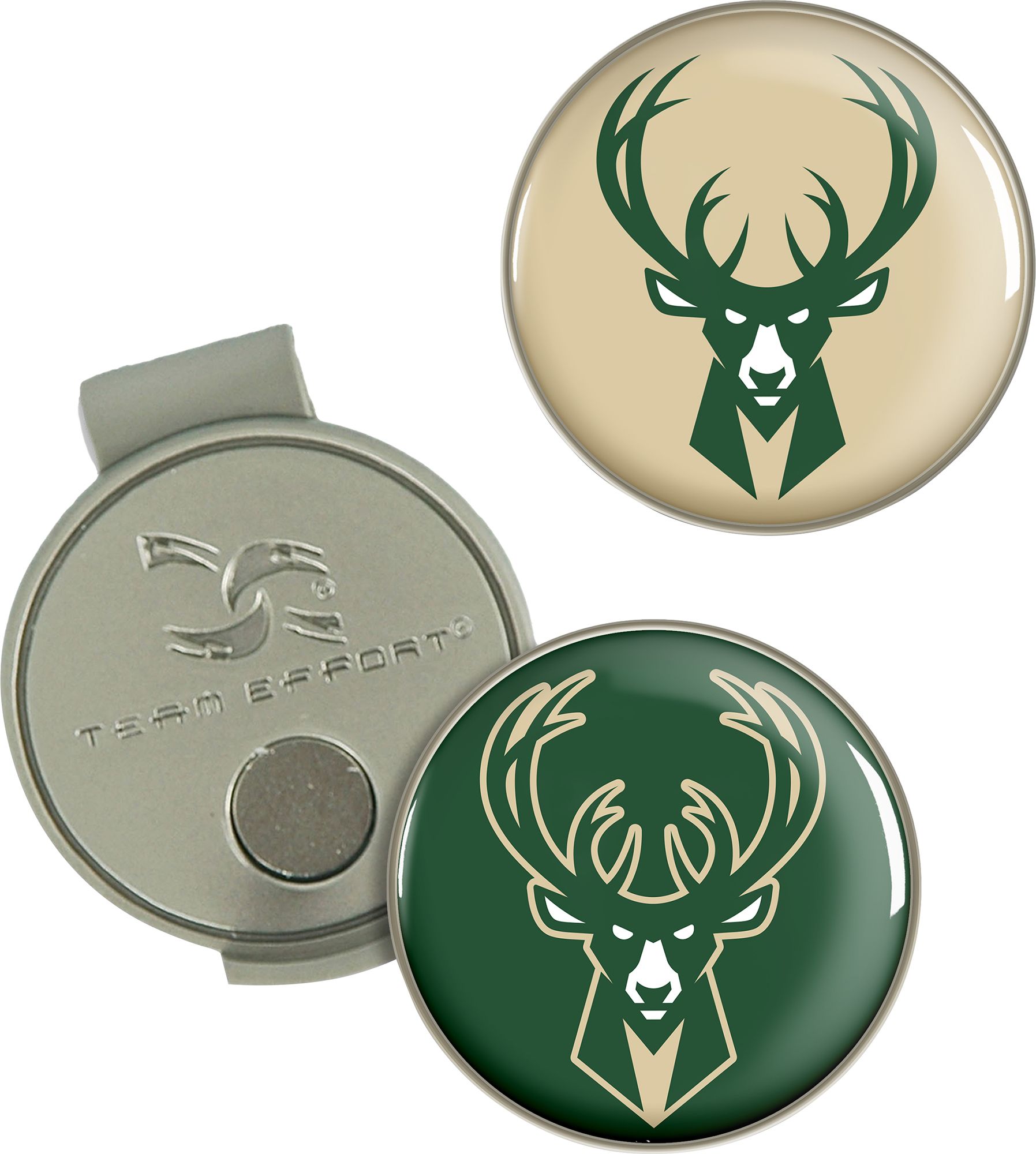 Team Effort Milwaukee Bucks Golf Hat Clip