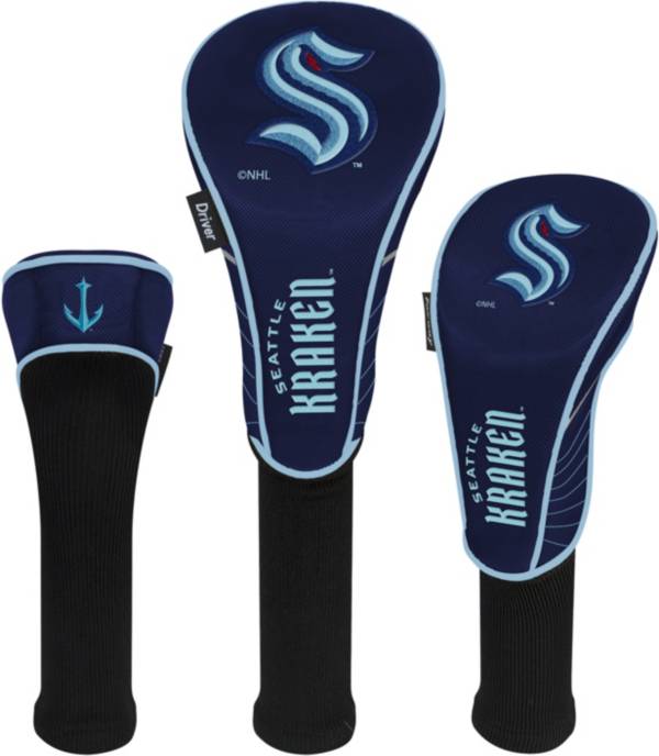 Team Effort Seattle Kraken Headcovers 3 Pack Golf Galaxy