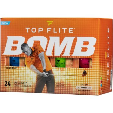 sorry, Top Flite BOMB Color Blast Golf Balls - 24 Pack is currently out of stock
