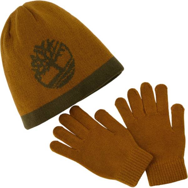 Timberland Reversible Logo Beanie & Glove Set product image