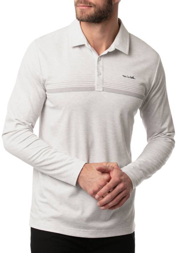 TravisMathew Men's Leave A Message Long Sleeve Golf Polo product image