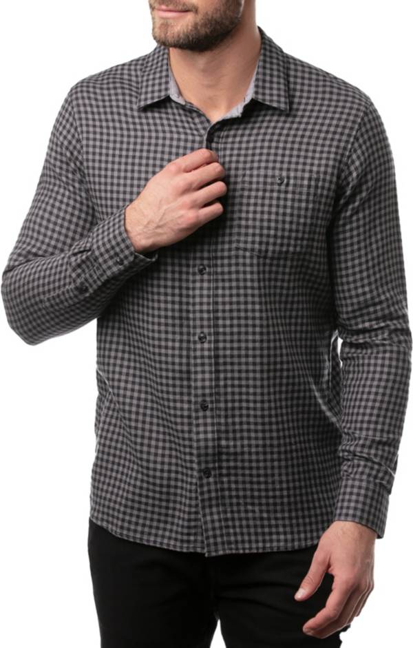TravisMathew Men's Touch And Go Button-Up Flannel Golf Shirt product image