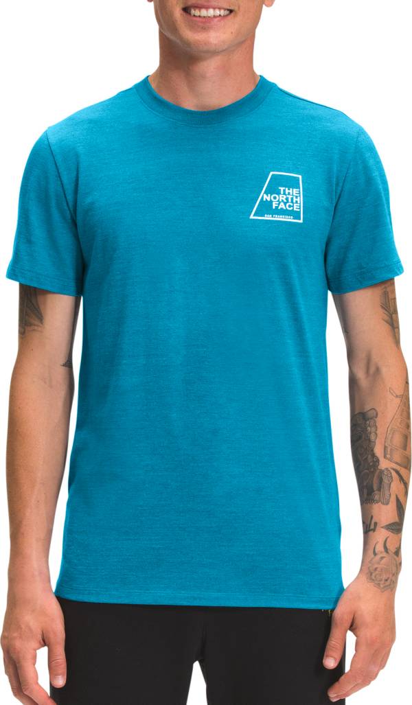 The North Face Men's Logo Marks Tri-Blend Short Sleeve T-Shirt product image