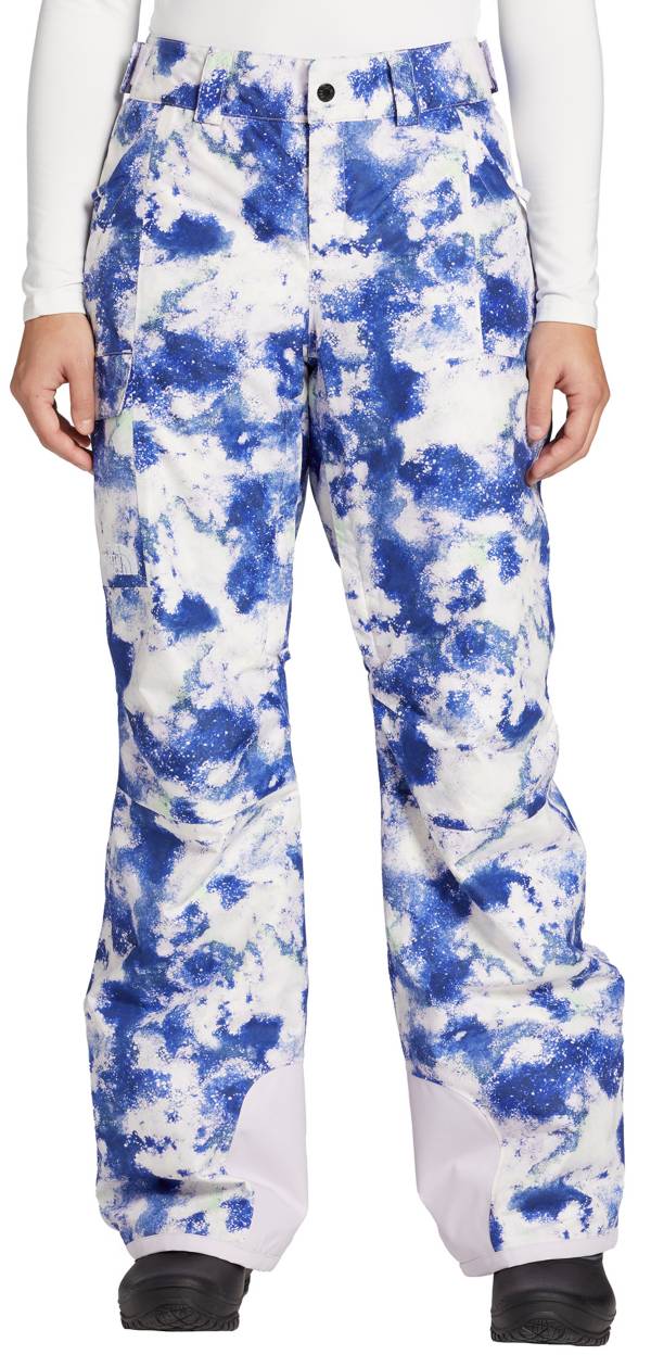 Blue and White Snow Leggings