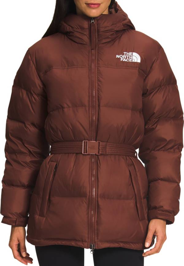 The North Face Women's Nuptse Belted Mid-Length Jacket | Dick's