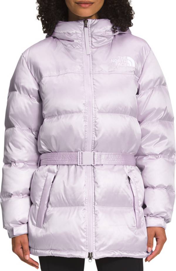 The North Face Women's Nuptse Belted Mid-Length Jacket