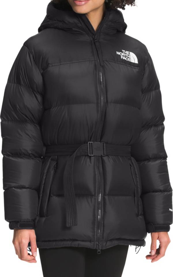 The North Face Women's Nuptse Belted Mid-Length Jacket | Publiclands