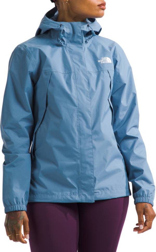 THE NORTH FACE Parka impermeable Plus Antora para mujer, Verde té