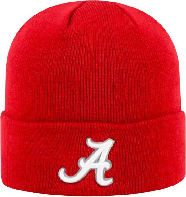 Top of the World Men's Alabama Crimson Tide Crimson Cuff Knit Beanie