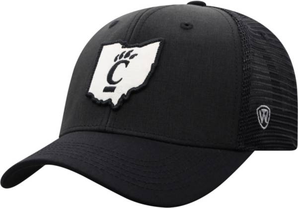 Top of the World Men's Cincinnati Bearcats State Trucker Black Hat