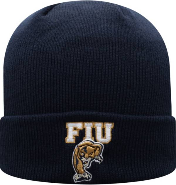 Top of the World Men's FIU Golden Panthers Blue Cuff Knit Beanie