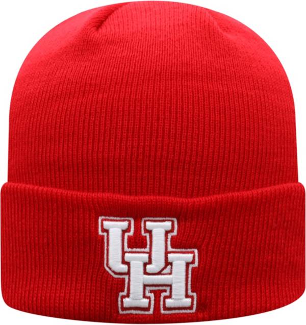 Top of the World Men's Houston Cougars Red Cuff Knit Beanie