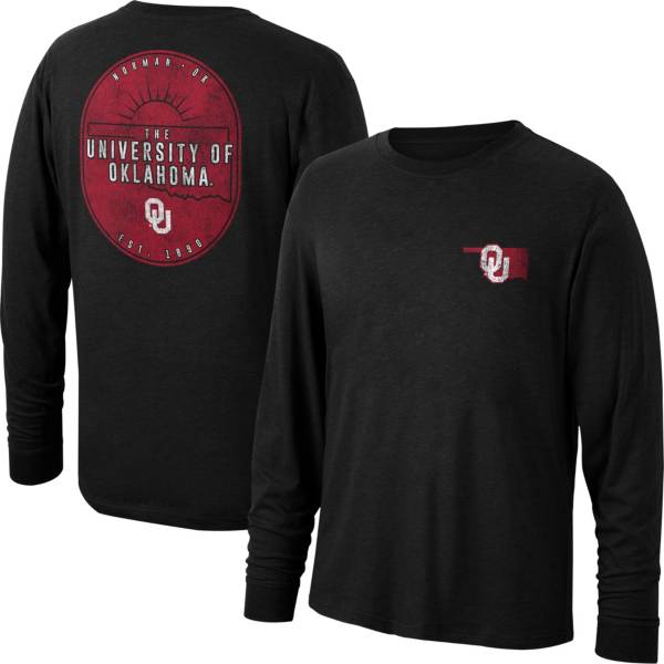 Top of the World Men's Oklahoma Sooners Staple Long Sleeve Black T-Shirt