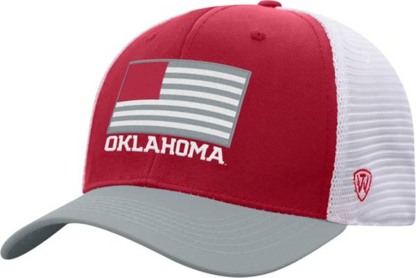 Top of the World Men's Oklahoma Sooners Crimson Pledge Flex Hat