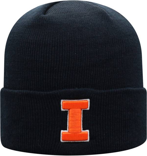 Top of the World Men's Illinois Fighting Illini Blue Cuff Knit Beanie