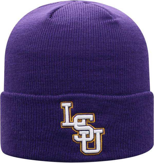 Top of the World Men's LSU Tigers Purple Cuff Knit Beanie