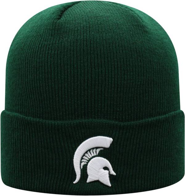 Top of the World Men's Michigan State Spartans Green Cuff Knit Beanie