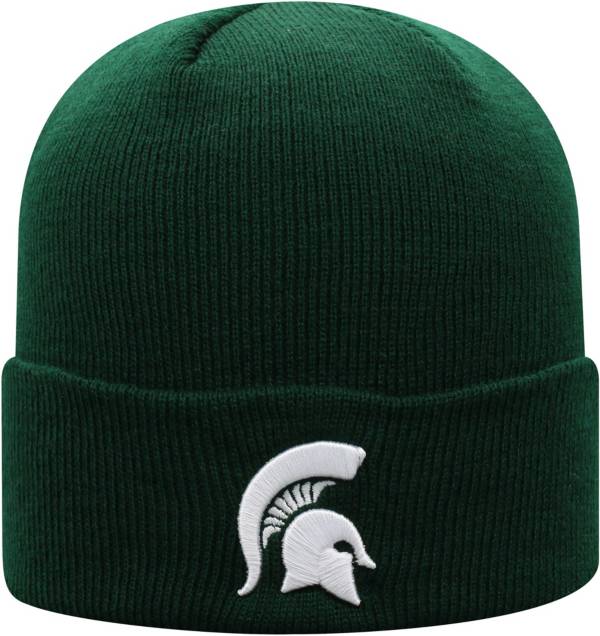 Top of the World Men's Michigan State Spartans Green Cuff Knit Beanie product image