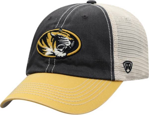 Top of the World Men's Missouri Tigers Black/Yellow Off Road Adjustable Hat