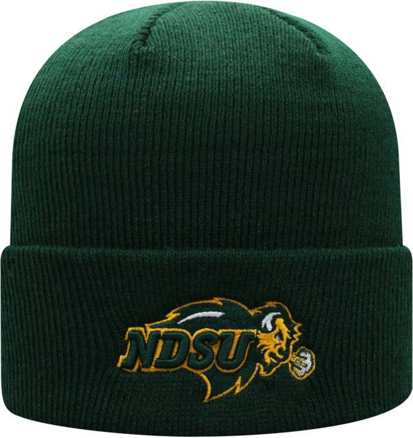 Top of the World Men's North Dakota State Bison Green Cuff Knit Beanie