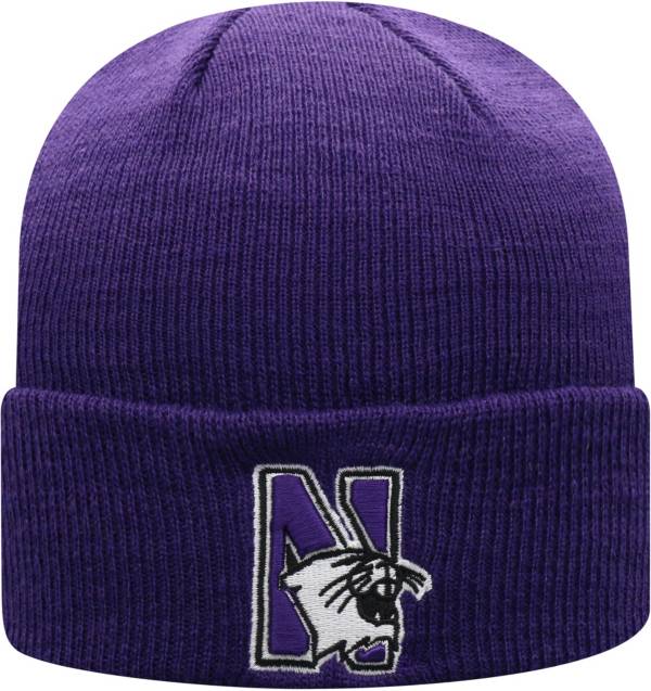 Top of the World Men's Northwestern Wildcats Purple Cuff Knit Beanie