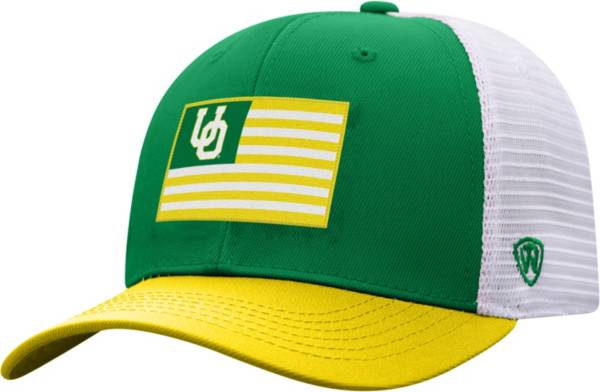 Top of the World Men's Oregon Ducks Green Pledge Flex Hat product image