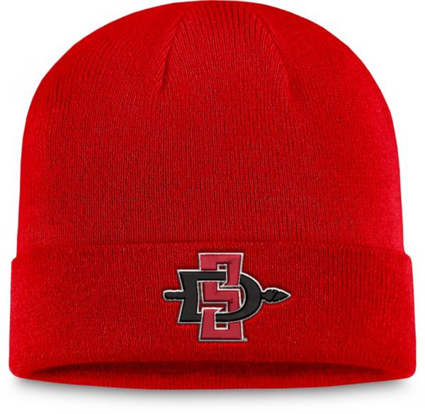 Top of the World Men's San Diego State Aztecs Scarlet Cuff Knit Beanie