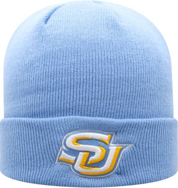 Top of the World Men's Southern University Jaguars Columbia Blue Cuff Knit Beanie