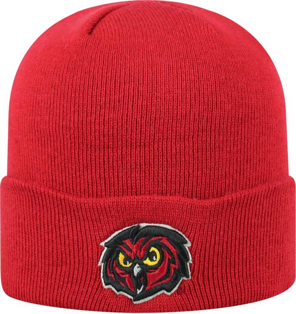 Top of the World Men's Temple Owls Cherry Cuff Knit Beanie