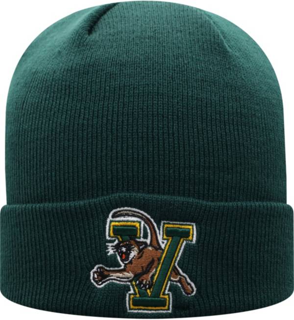 Top of the World Men's Vermont Catamounts Green Cuff Knit Beanie