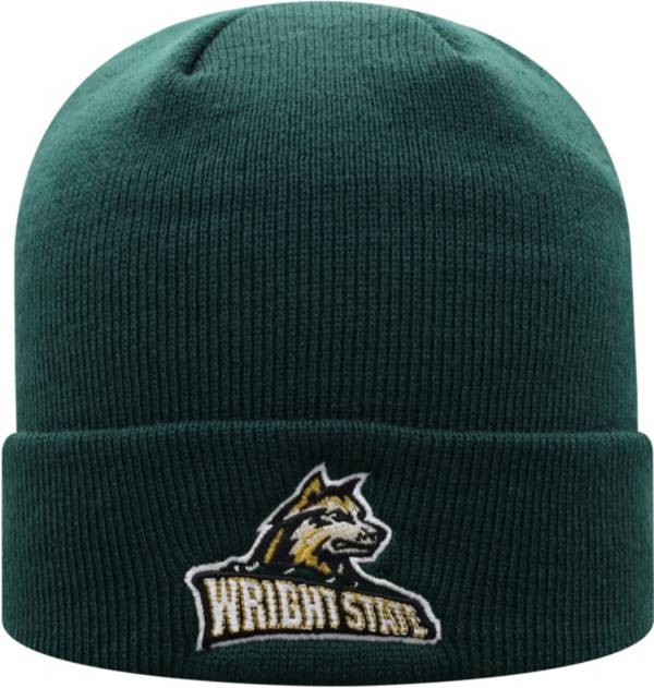 Top of the World Men's Wright State Raiders Green Cuff Knit Beanie