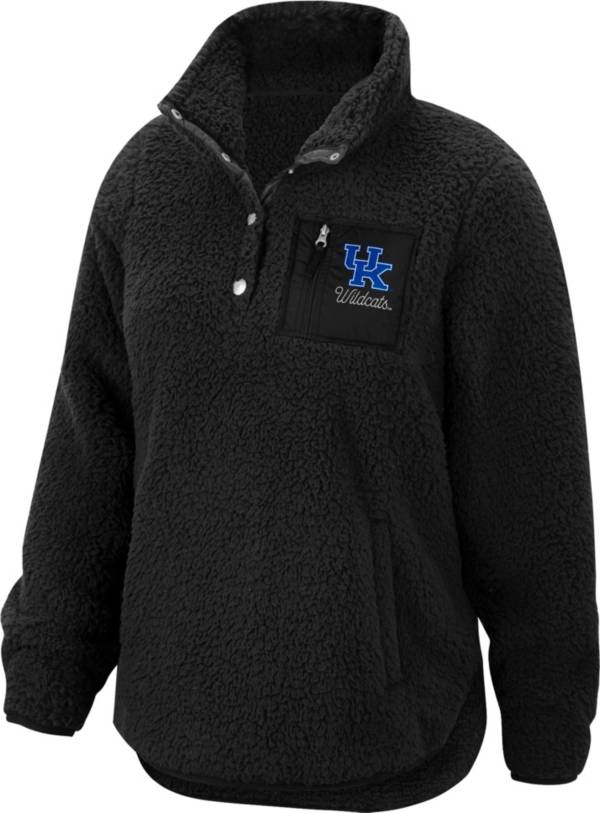 Top of the World Men's Kentucky Wildcats Sierra Sherpa Black Pullover
