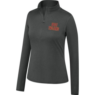 sorry, Top of the World Women's USC Trojans Grey Quarter-Zip Shirt is currently out of stock