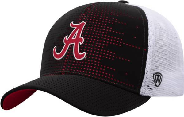 Top of the World Youth Alabama Crimson Tide Crushed Adjustable Black Hat