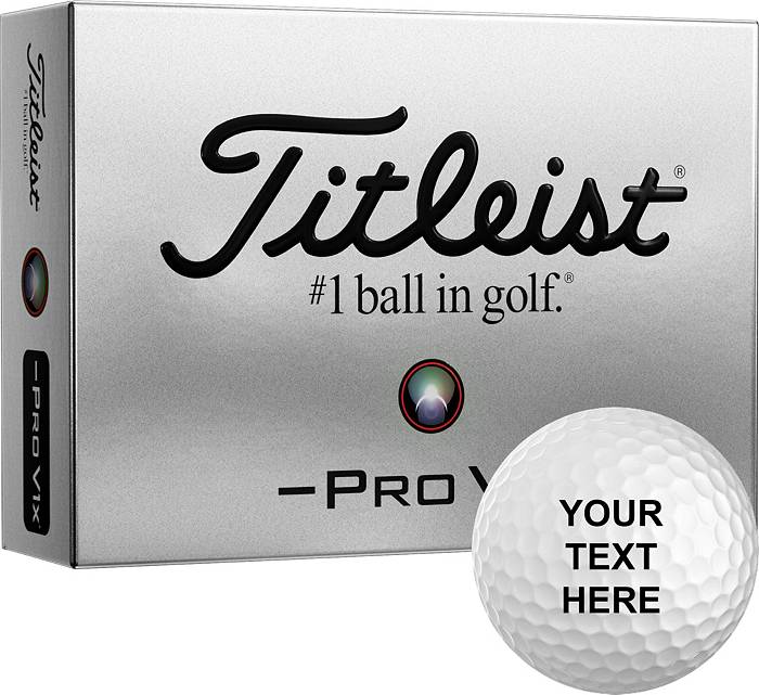 Titleist Pro V1x Left Dash Personalized Golf Balls | Golf Galaxy