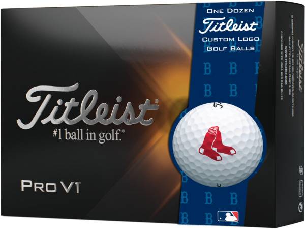 Boston Red Sox Logo Golf Ball Titleist Collectors Ball F.W. Webb Company