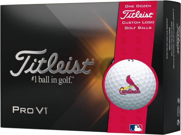 Titleist 2021 Pro V1 St. Louis Cardinals Golf Balls product image