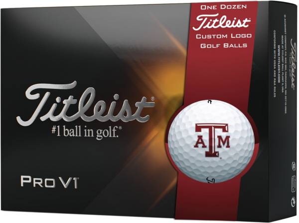 Titleist 2021 Pro V1 Texas A&M Aggies Golf Balls product image