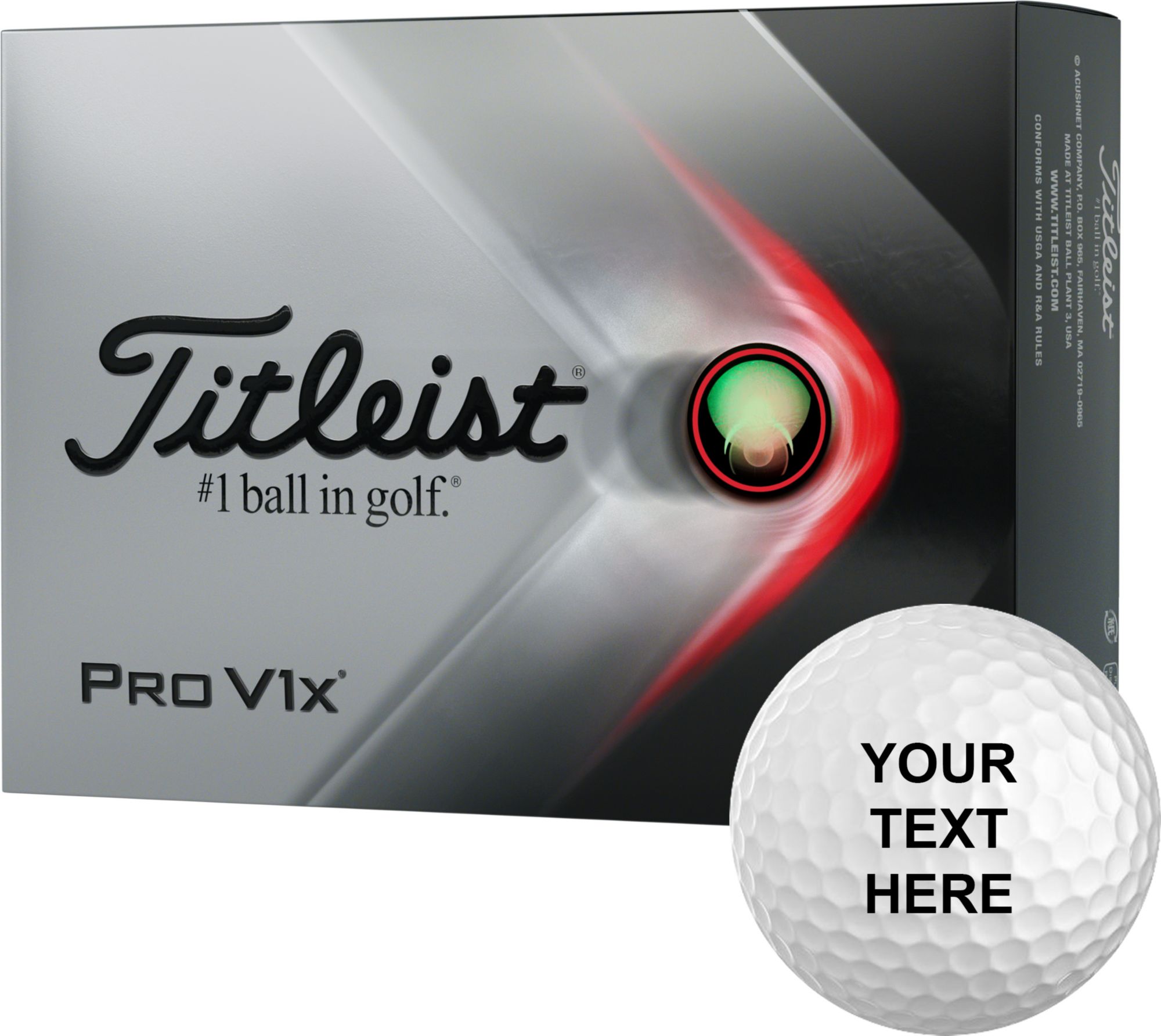 titleist pro v1x personalized golf balls