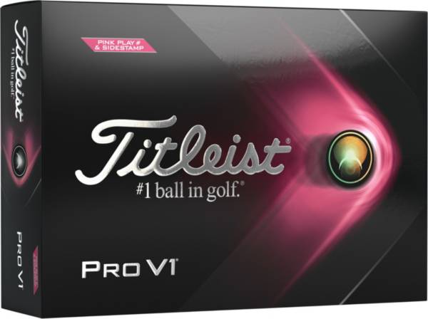 Titleist 2021 Pro V1 Pink Number Golf Balls