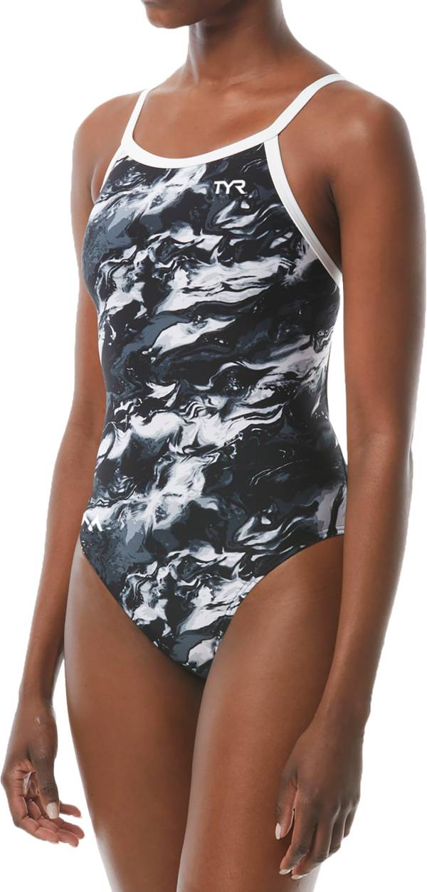 TYR x Simone Women's Marble Clouds Diamondfit One Piece Swimsuit