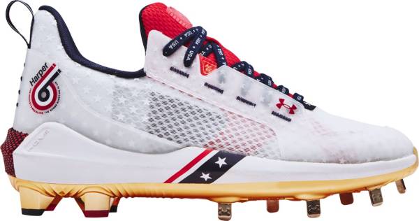What Pros Wear: Bryce Harper's Under Armour Harper 4 Cleats Release for  Memorial Day - What Pros Wear