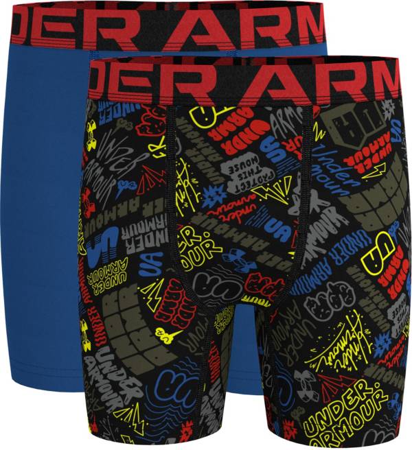 Under Armour Boys' Marker Boxer Set 2-Pack