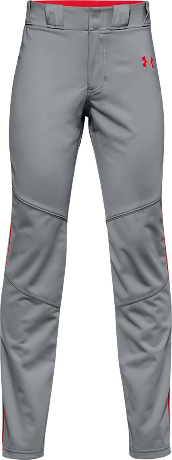 Under Armour Toddler Boys Gray Red Athletic Pants NEW